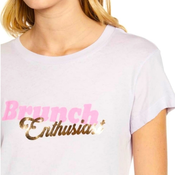 NWT Women's Wildfox Brunch Enthusiast T-shirt - Picture 6 of 8